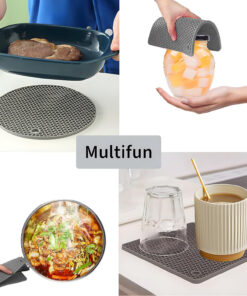 Mini garlic chopper disassembled into lid, blades, and bowl