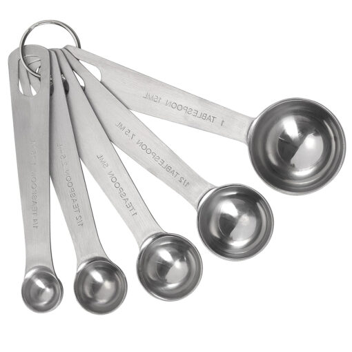 Close-up of 15ml tablespoon showing engraved measurement mark