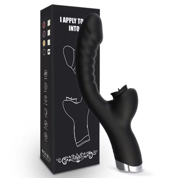 2-in-1 Licking & G-Spot Vibrator – Realistic Tongue Action - Image 9