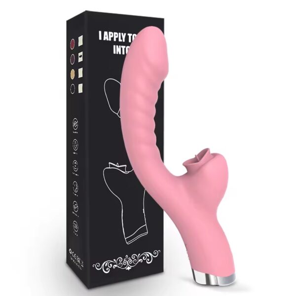 2-in-1 Licking & G-Spot Vibrator – Realistic Tongue Action - Image 8